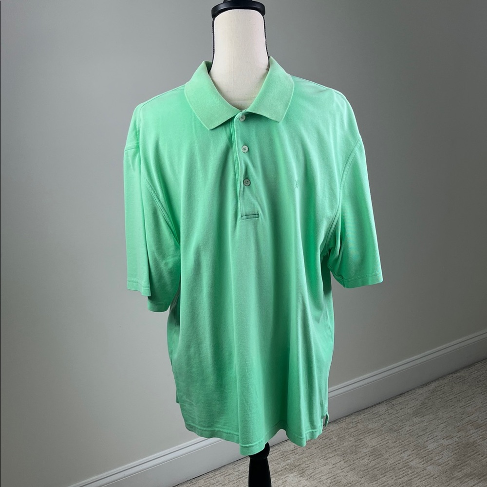 Southern Tide Skipjack Men’s Large Mint Green Cotton Stretch Polo Shirt